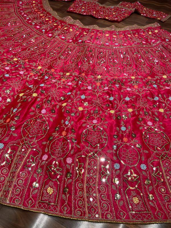 Presenting You Most HC 909 Satin Stylish lehenga choli suppliers in Bangalore